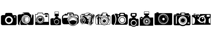 Camera Bundle Font LOWERCASE