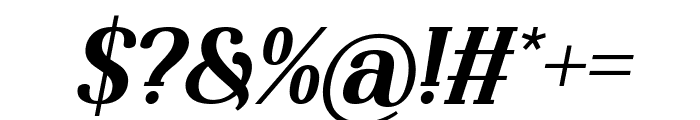 Cameria Italic Font OTHER CHARS
