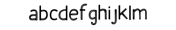 Camila2-Regular Font LOWERCASE