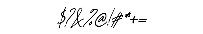 Camilla-Italic Font OTHER CHARS