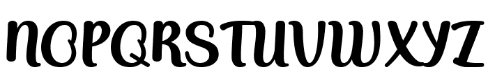 Camily Font UPPERCASE