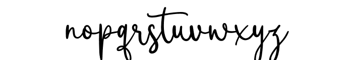 Camishta Font LOWERCASE