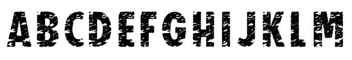 Camouflage Sketch Font Regular Font LOWERCASE