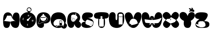 Camping Cutie Font UPPERCASE