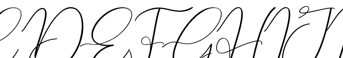 Canada Signature Font UPPERCASE