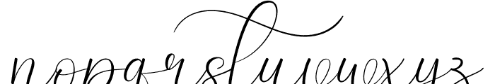 Canada Signature Font LOWERCASE