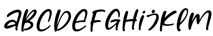 Canbera Grozny Italic Font LOWERCASE