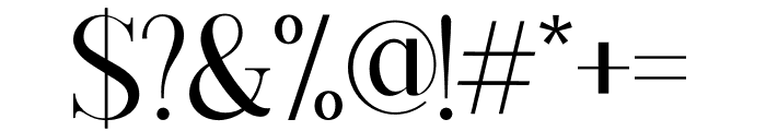 Candara Beauty Serif Font OTHER CHARS