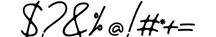 Candelia-Regular Font OTHER CHARS