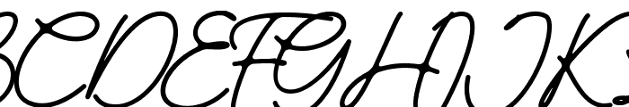 Candelia-Regular Font UPPERCASE