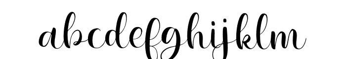 Candelight Font LOWERCASE