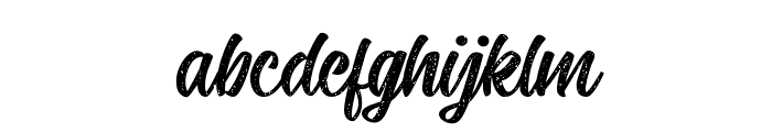 Candelion new rough Font LOWERCASE