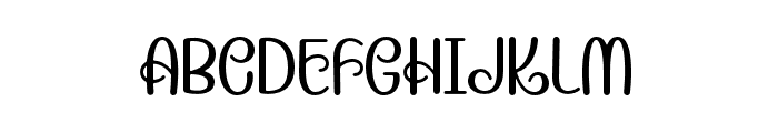 Candera-Regular Font UPPERCASE