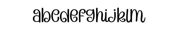 Candera-Regular Font LOWERCASE