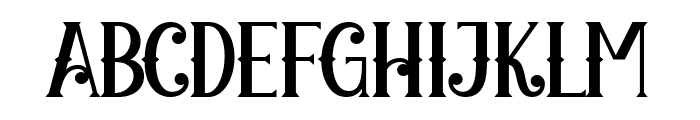 Candha Classical Font LOWERCASE