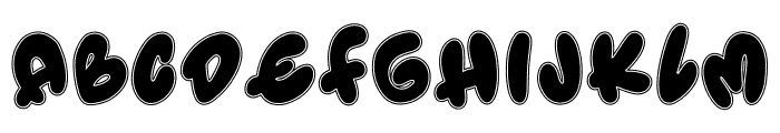 Candipop Inline Font LOWERCASE