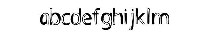 Candle Regular Font LOWERCASE