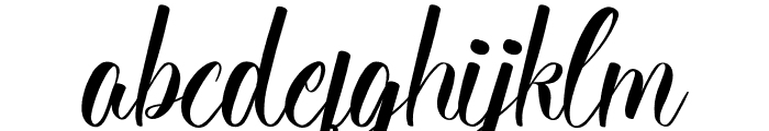Candle Suit Font LOWERCASE