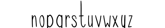 Candlestik Font LOWERCASE