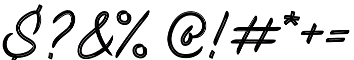 Candu-Script Font OTHER CHARS