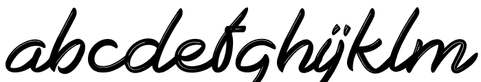 Candu-Script Font LOWERCASE