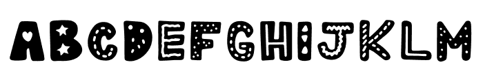 Candy Bomb Font LOWERCASE