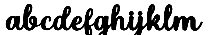 Candy Bright Font LOWERCASE