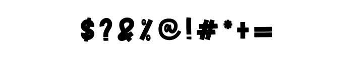 Candy Creative Font OTHER CHARS