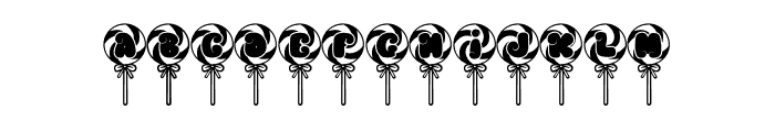 Candy Pop Deco Font LOWERCASE