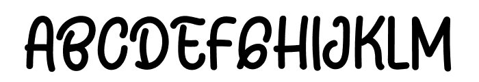 Candy Slime Font UPPERCASE
