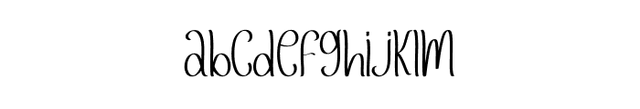 Candy Snowman Font LOWERCASE