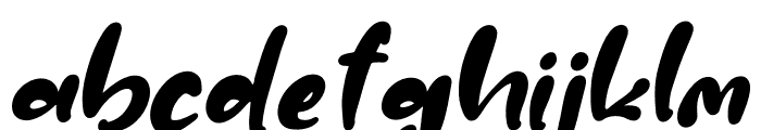 Candy Water Italic Font LOWERCASE