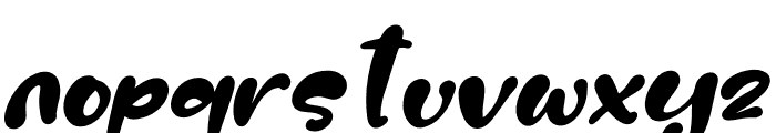 Candy Water Italic Font LOWERCASE