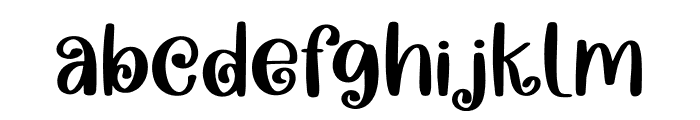 CandyCane Wishes Font LOWERCASE