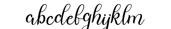 CandyOlivia Font LOWERCASE