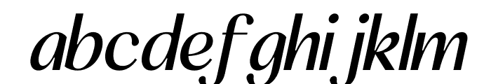 Canelope Italic Font LOWERCASE