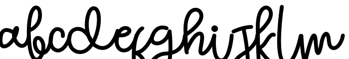 Cangeline Font LOWERCASE