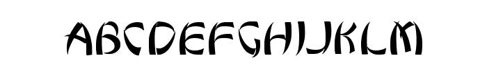 Canggei Regular Font LOWERCASE