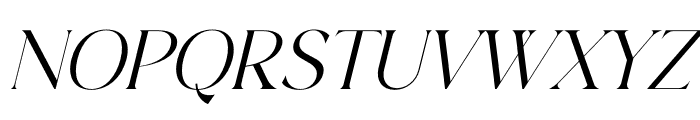 Cangste Italic Font UPPERCASE