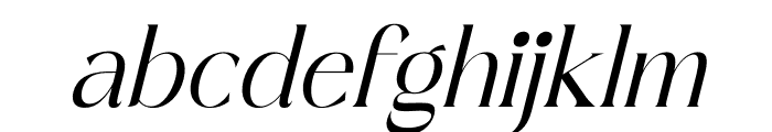 Cangste Italic Font LOWERCASE