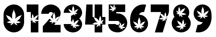 Cannabis Font OTHER CHARS