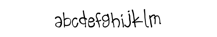 CantWrite Font LOWERCASE
