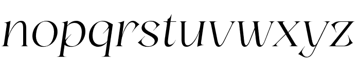 Canteria Italic Font LOWERCASE