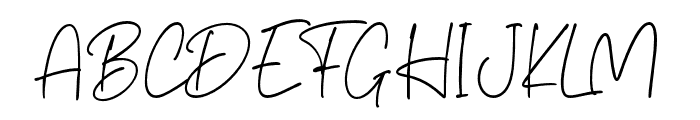 Canterpids-Signature Font UPPERCASE