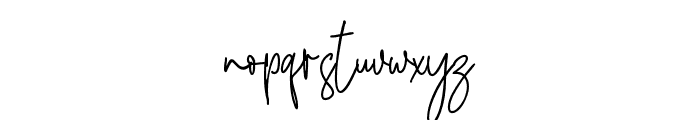 Canterpids-Signature Font LOWERCASE