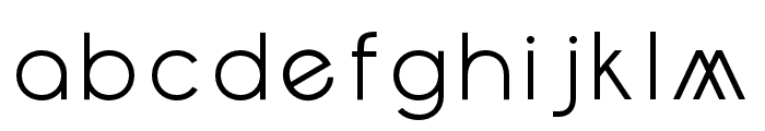 Cantrox Light Font LOWERCASE