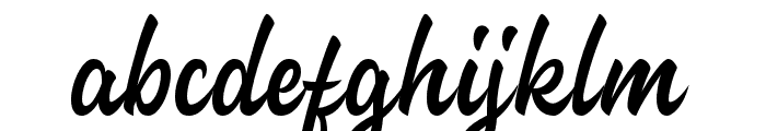 CapenhoodHandLetter-Regular Font LOWERCASE