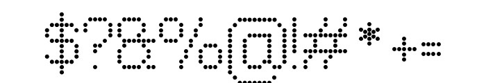 Capsplay  Dot Font OTHER CHARS