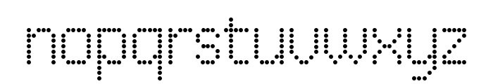 Capsplay  Dot Font LOWERCASE