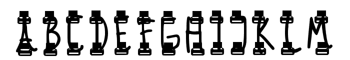 Car Jack Regular Font UPPERCASE